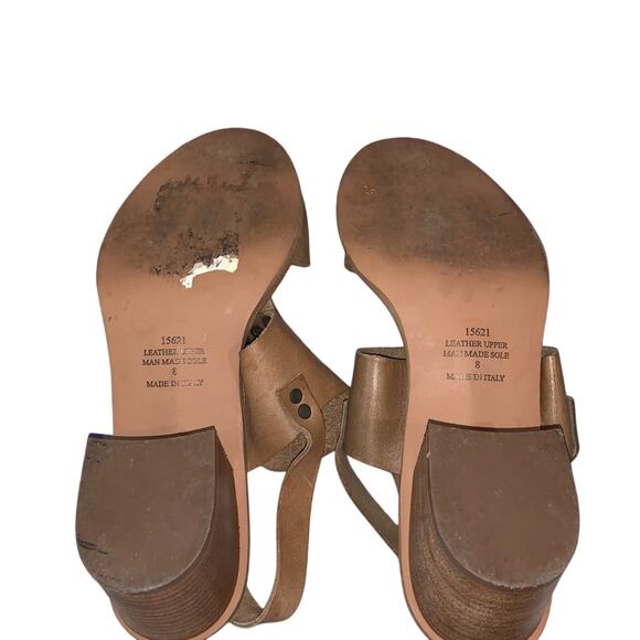 Barbara Barbieri Italian Made Leather Chunky Heels - Picture 4 of 6